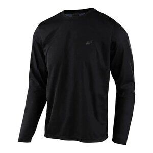 Troy Lee Designs Flowline Long Sleeve Mountain Bike Jersey Size Small NWT Black